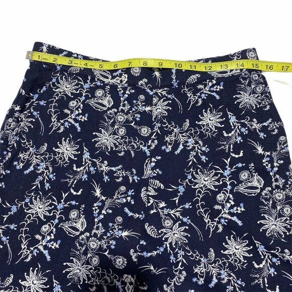 CASLON Cropped Printed Palazzo Pants sz SP - Picture 4 of 12